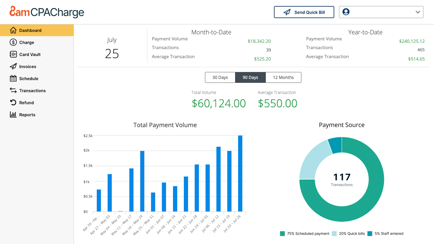 screenshot of 8am CPACharge
